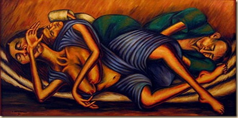 Los mendigos.Debora Arango.