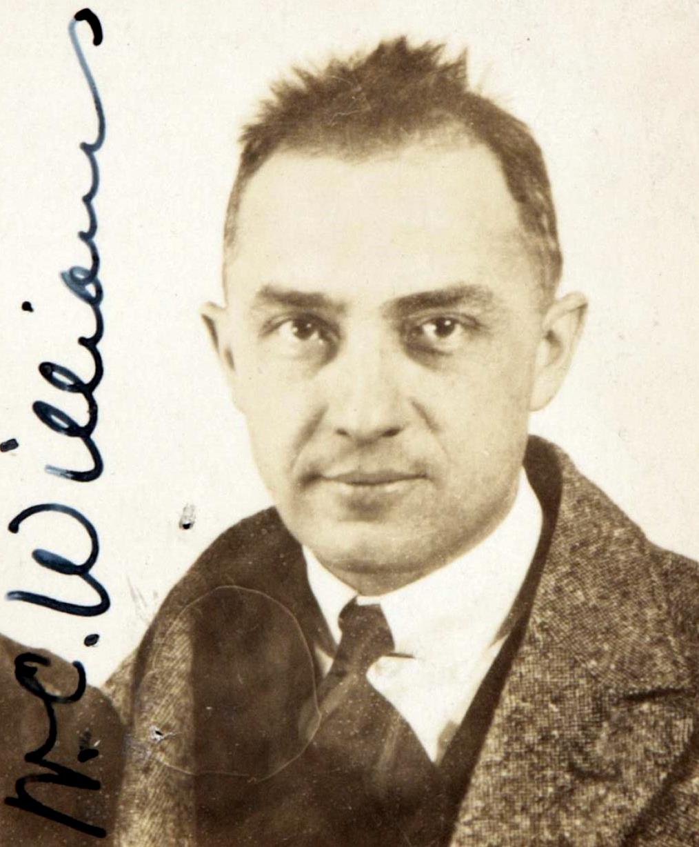 William Carlos Williams, 1921. Fuente: Wikimedia Commons